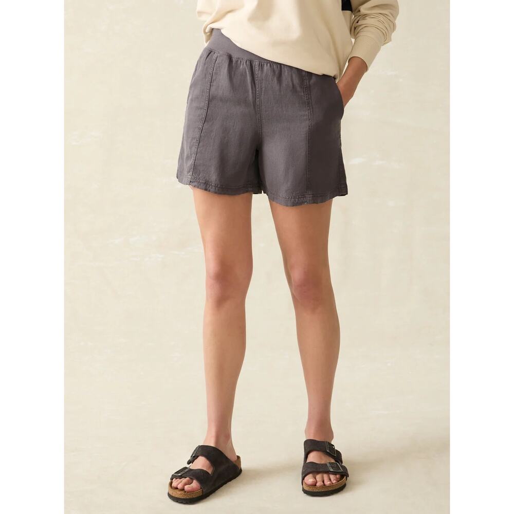Faherty Gray Jean Shorts for Women